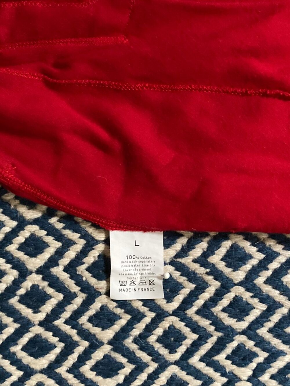 Vintage Sonia Rykiel red knitwear culottes with pockets - Picture 10 of 10